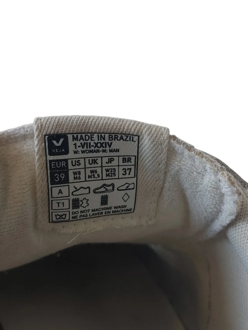 Veja VOLLEY CANVAS WHITE BLACK Sneaker Tennis Shoe